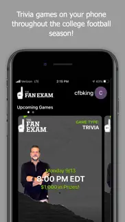 the fan exam iphone screenshot 1