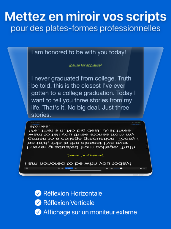 Screenshot #5 pour Teleprompter Pro