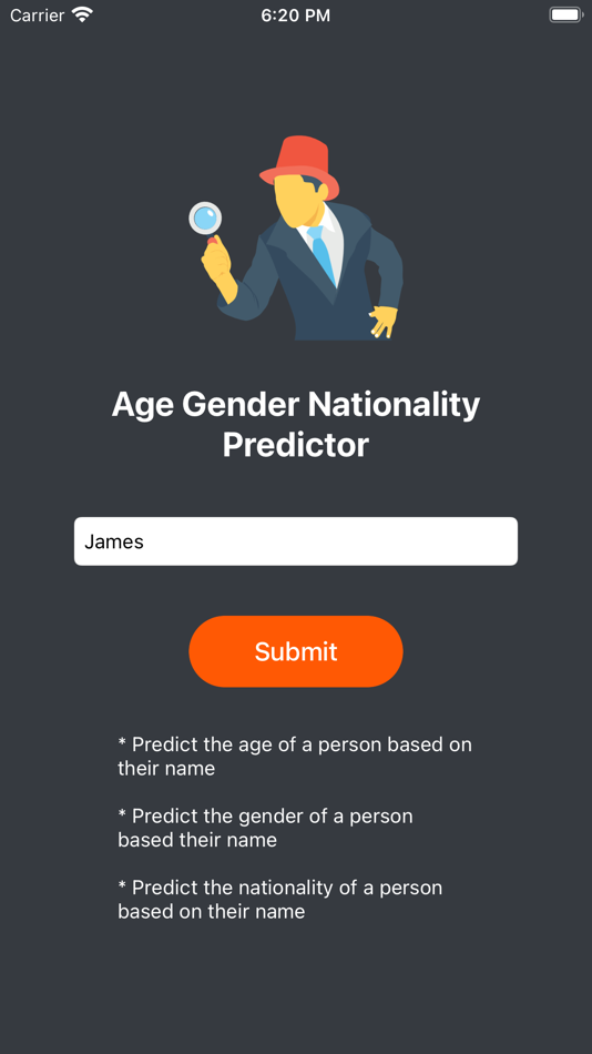 #2. Name Predictor (iOS) 由: Nandha Kumar Ravi