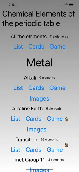 Game screenshot Chemical elements - Table mod apk