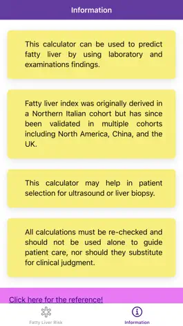 Game screenshot Fatty Liver Risk Calculator apk