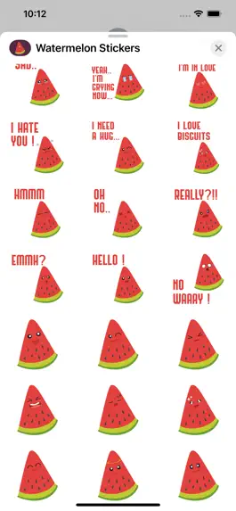 Game screenshot Watermelon Slices Pop Stickers mod apk