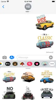 american vintage car stickers iphone screenshot 1
