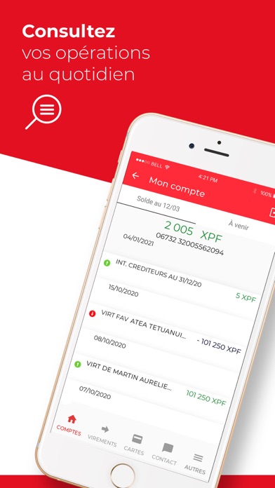POLYAPP – Banque de Polynésie Screenshot