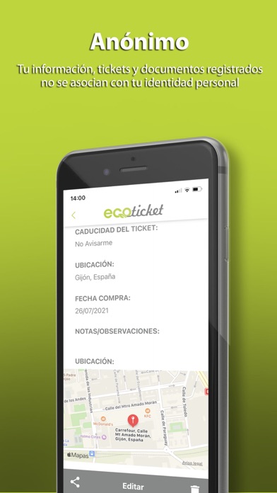 Ecoticket Tecnología Ecológica Screenshot