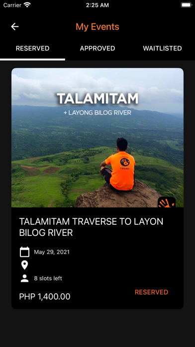TakeFive Outdoors Screenshot