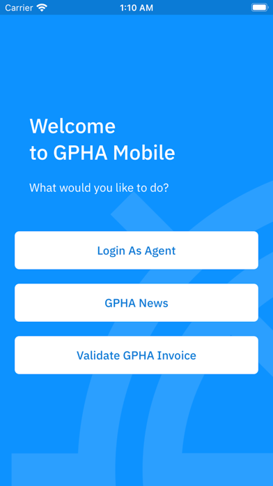 GPHA Mobile Screenshot