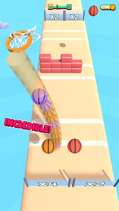 Hoop Run 3D! Screenshot