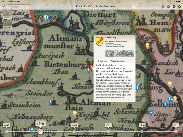 Bayern in historischen Karten