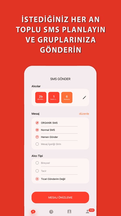 Organik SMS Kurumsal Toplu SMS Screenshot