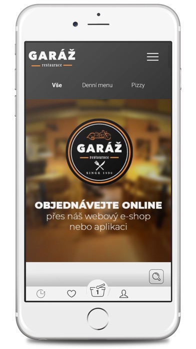 Restaurace Garáž Screenshot