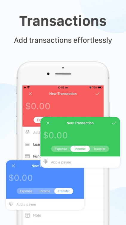 Account Tracker - bWallet