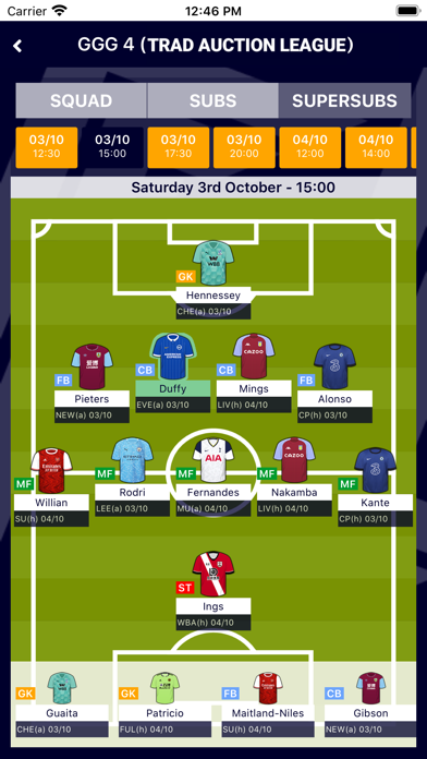 Fantasy League Screenshot