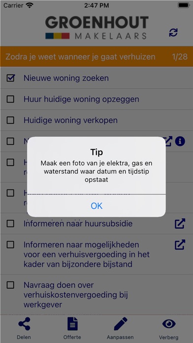 Groenhout Makelaars Groningen Screenshot