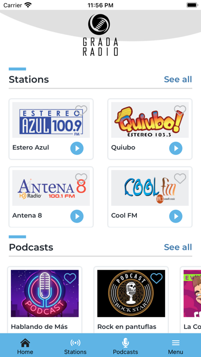 Grada Radio Panama Screenshot