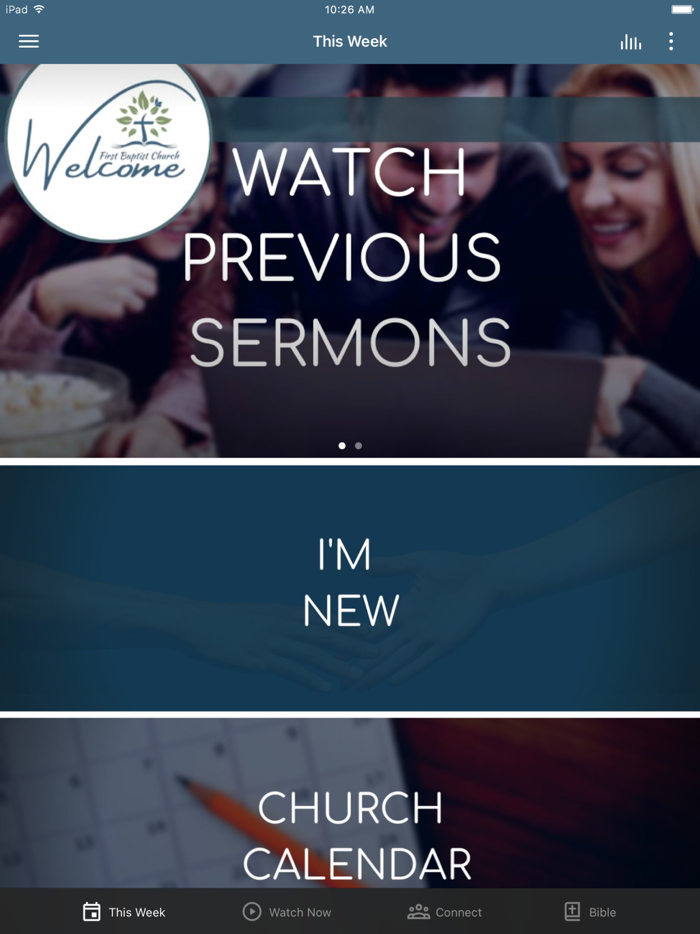 First Baptist Church Welcome