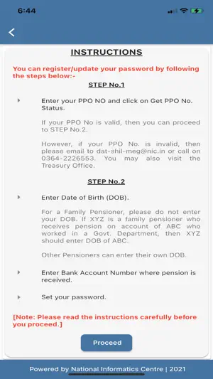 Govt Of Meghalaya-Pension App screenshot 4