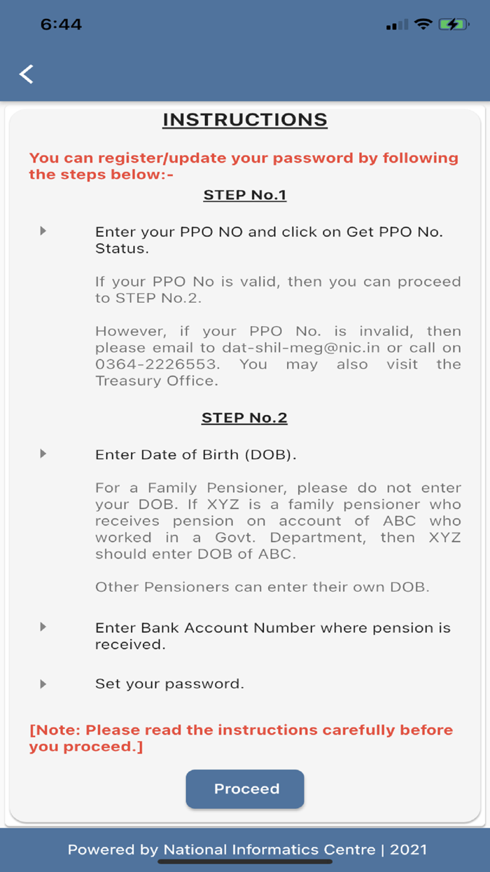 Govt Of Meghalaya-Pension App