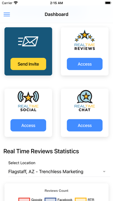 Real Time Marketing Screenshot
