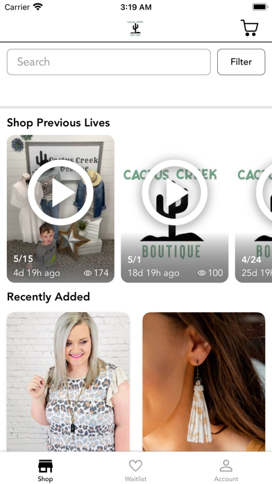Cactus Creek Boutique Screenshot