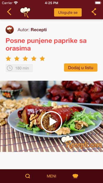 Recepti - Kuvar Screenshot
