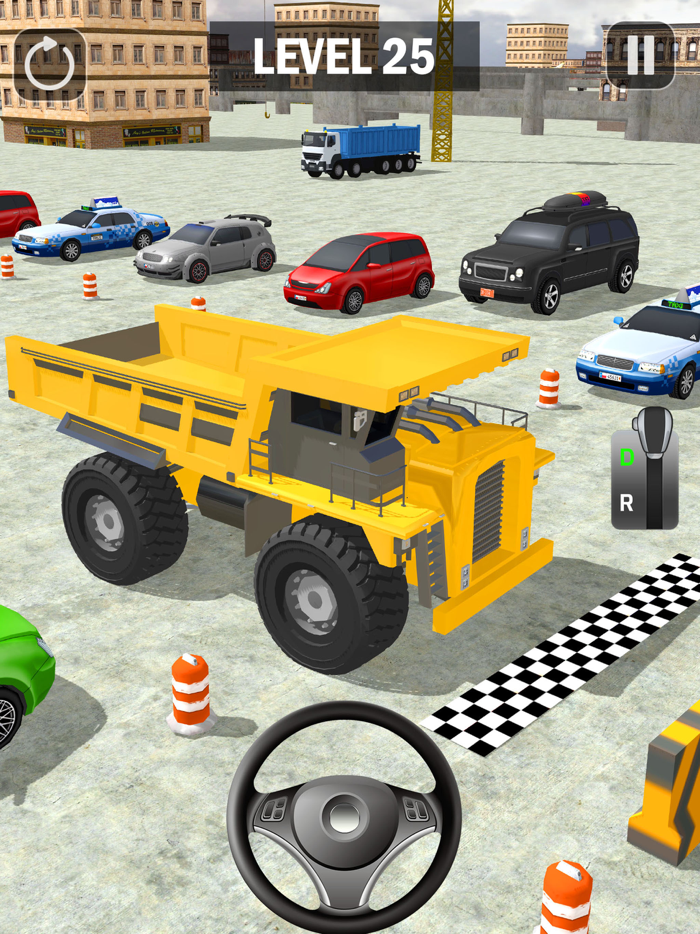 Excavator Truck Parking 3D