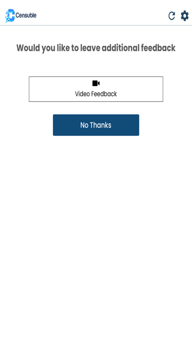 Censuble Kiosk Screenshot