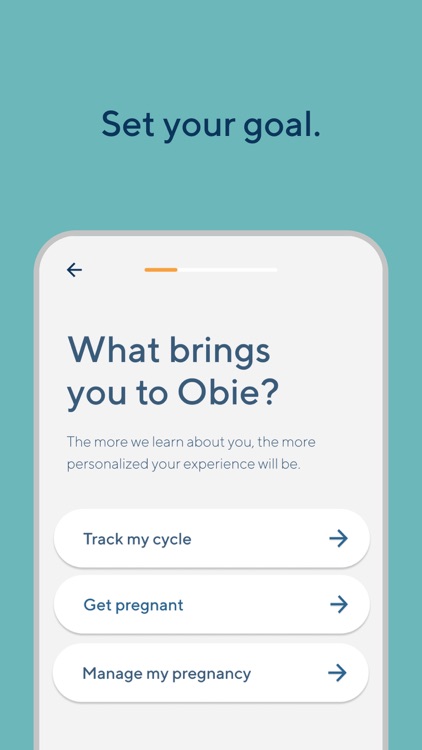 Obie: Fertility, cycle tracker screenshot-0