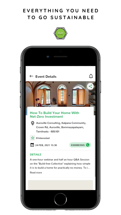 SUP - Eco App Screenshot