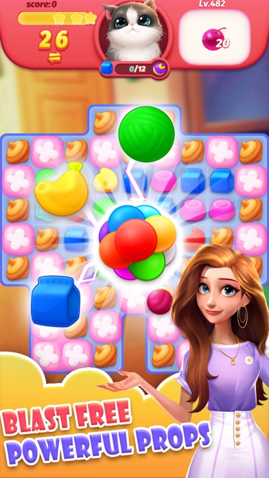 Meow Pop Blast - Match 3 Games Screenshot