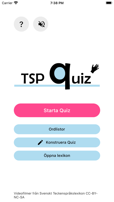 TSP Quiz Screenshot