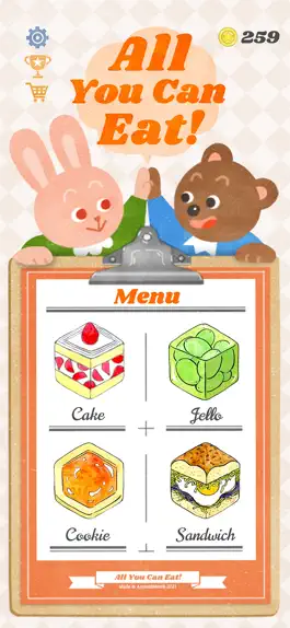 Game screenshot -AllYouCanEat!-Rabbit and Bear mod apk