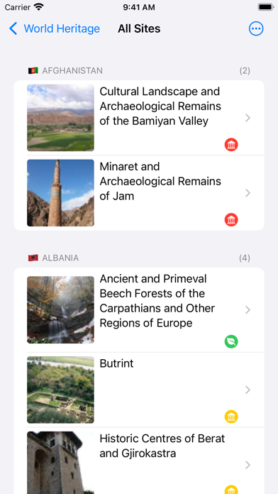 UNESCO World Heritage Sites screenshot 3