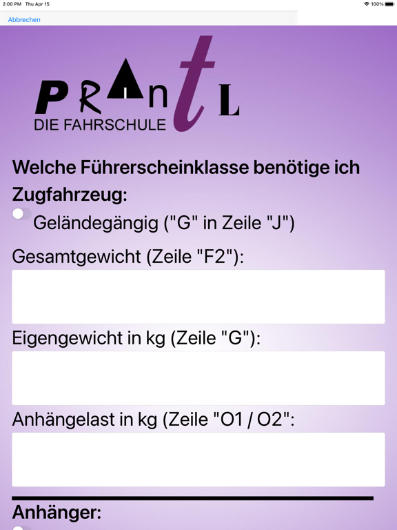Screenshot #6 pour Fahrschule Prantl