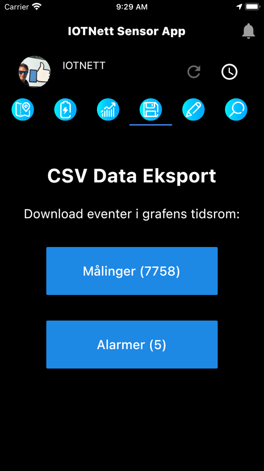 #8. IOTNett Sensor App (iOS) 由: Fred Sirevag