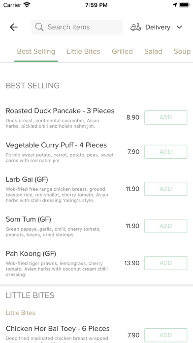 Yaring Thai Street Food Screenshot
