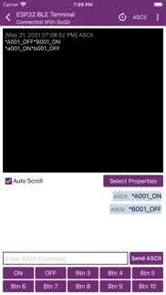 esp32 ble terminal iphone screenshot 2