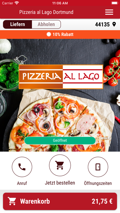Pizzeria al Lago Dortmund Screenshot