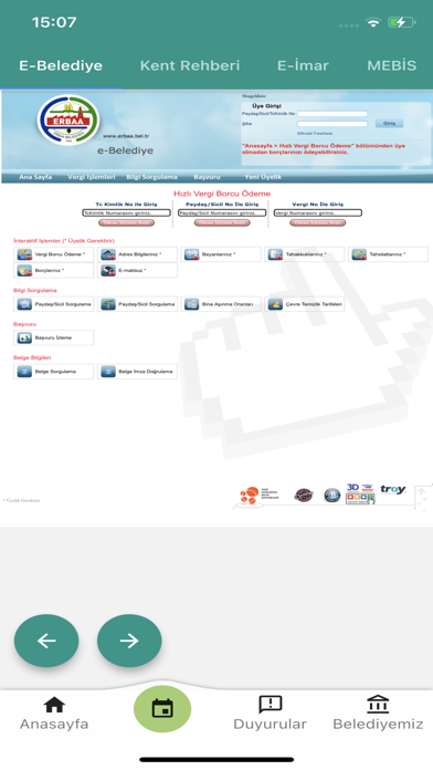 Erbaa Belediyesi Screenshot