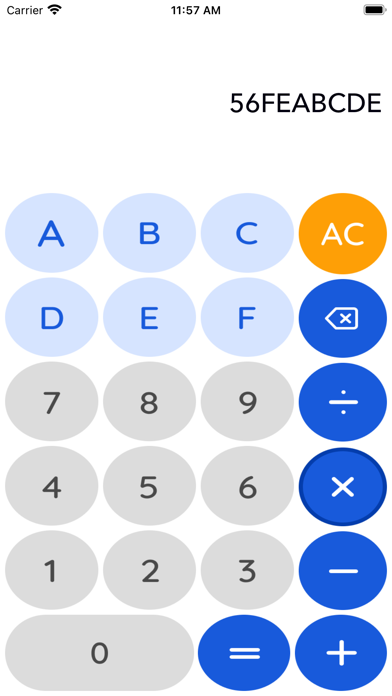 Hexadecimal calc screenshot 3