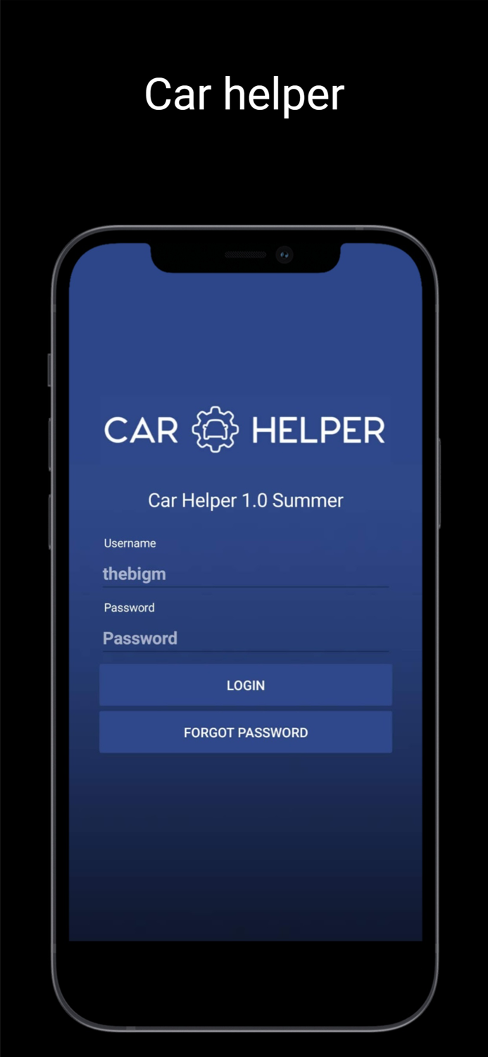 Car helper field app