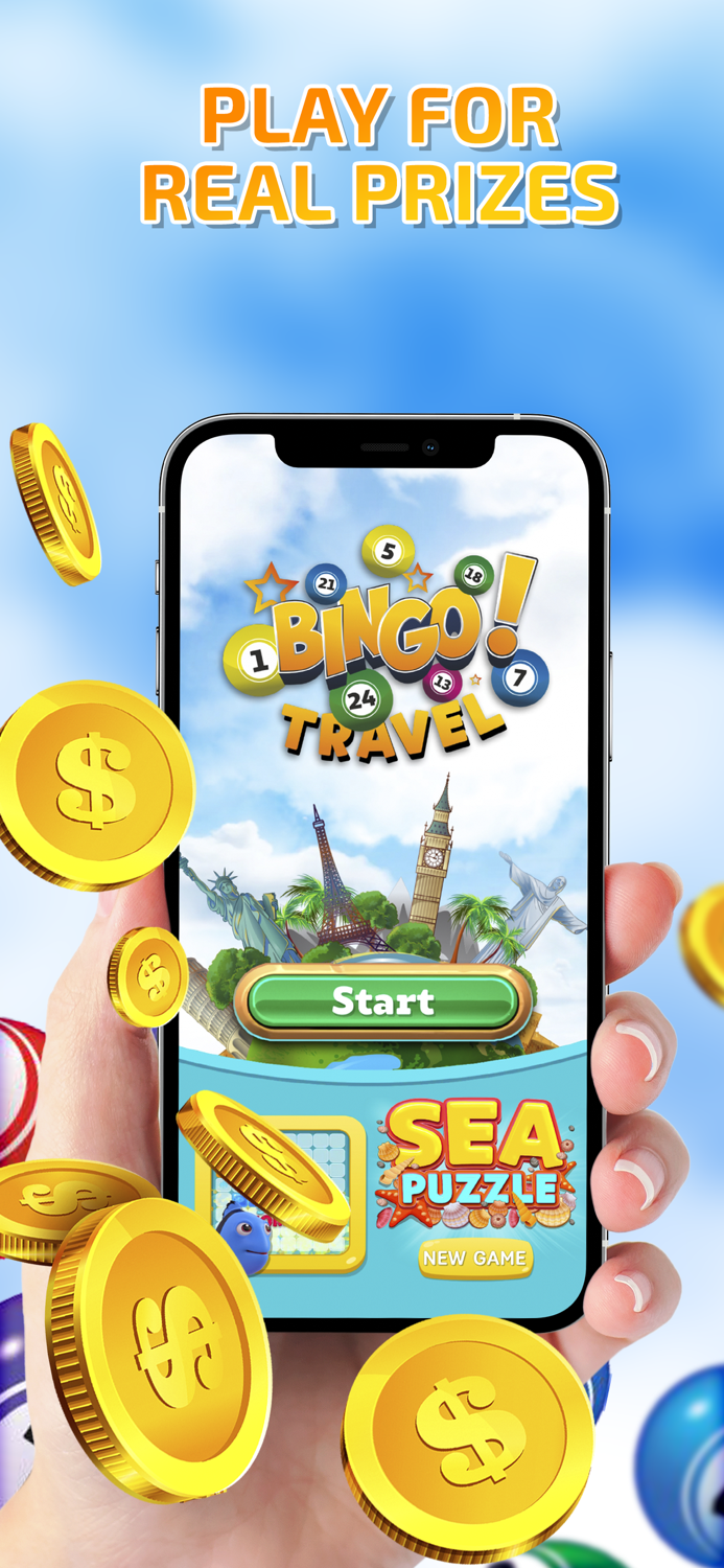 Bingo Travel Game of skills