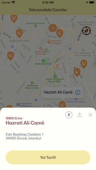 Namaz Vakitleri ve Camiler Screenshot