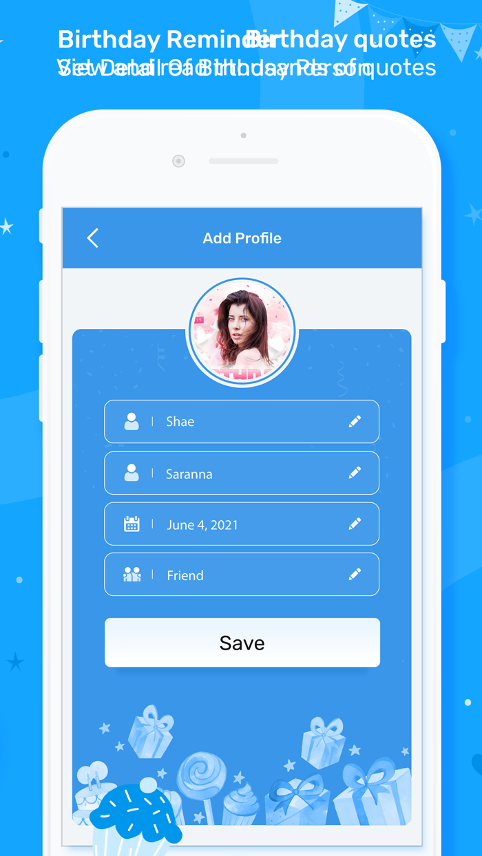 Birthday Reminder and Wish