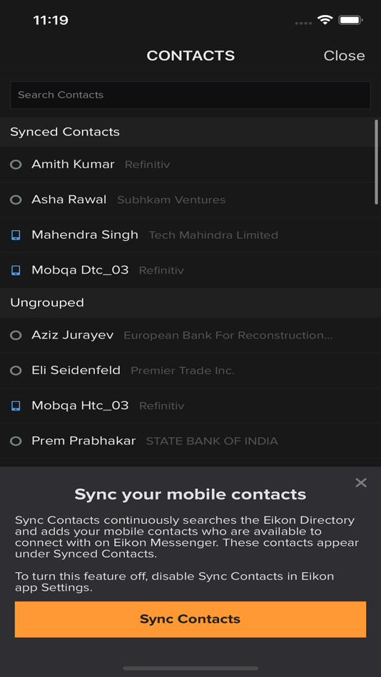 #6. Refinitiv Eikon (iOS) De: Refinitiv