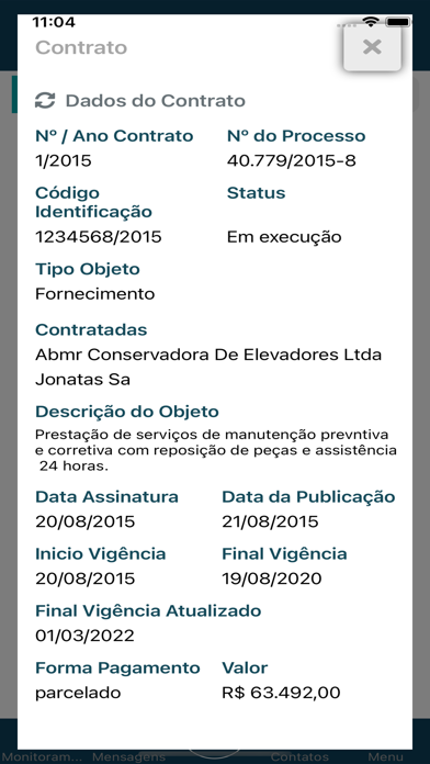 ContratosGov Screenshot