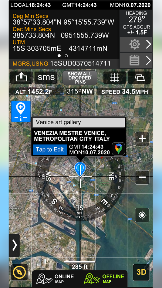 #2. Tactical Gps. Offline Map (iOS) 由: Tigran Mkhitaryan