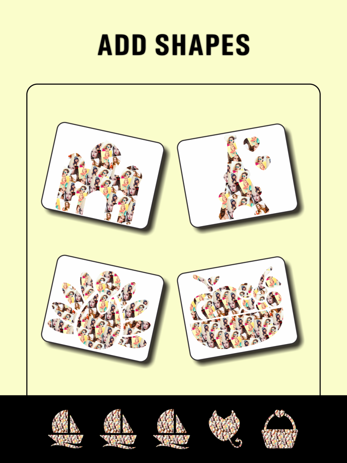Shape Collage Maker and Editor