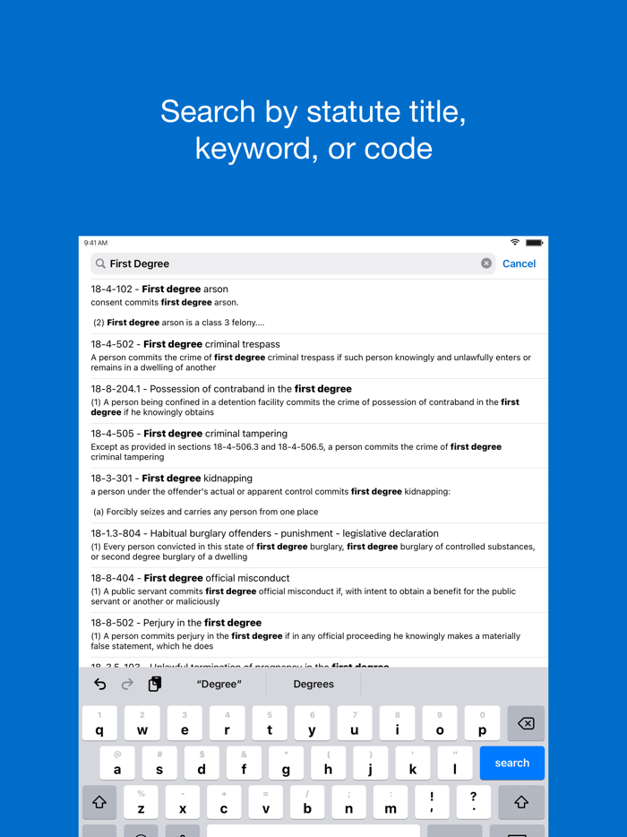 Colorado Law Statutes