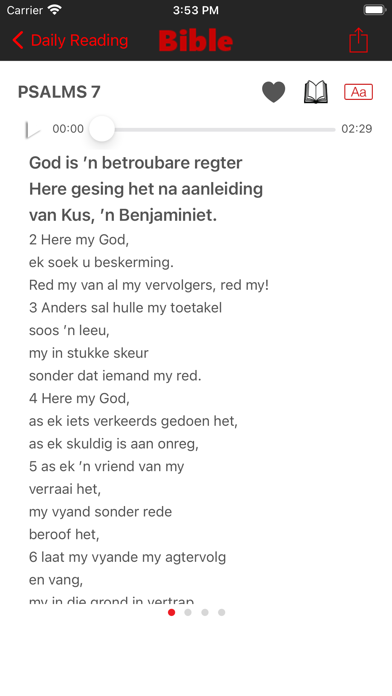 Afrikaans Bible (Bybel) Screenshot